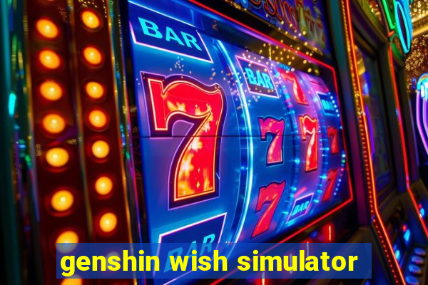 genshin wish simulator